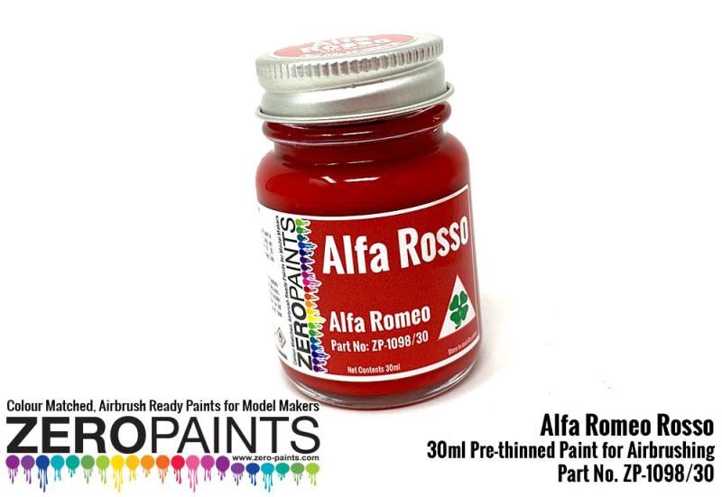 ZP1098/30 Alfa Romeo - Rosso (Red) Paint 30ml