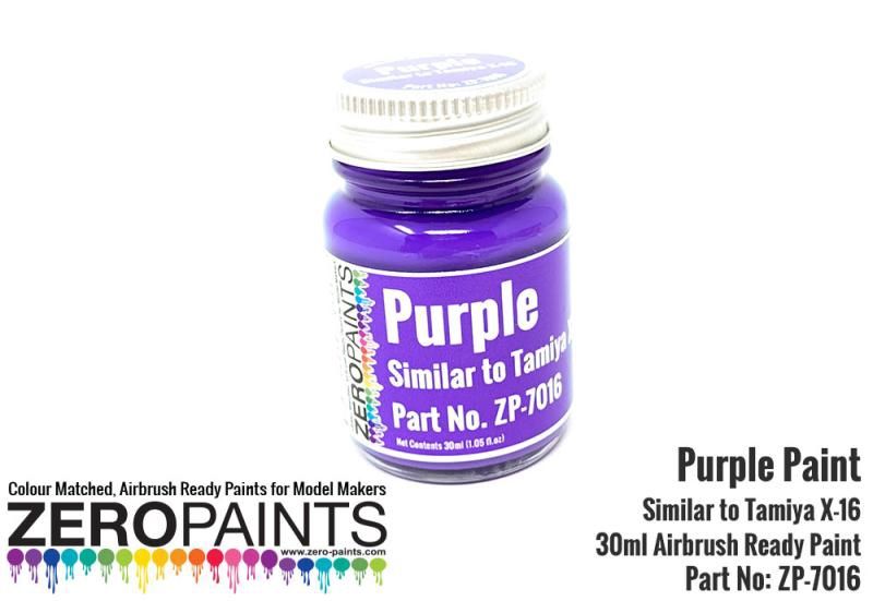 ZP7016 Purple Paint 30ml - Similar to Tamiya X-16