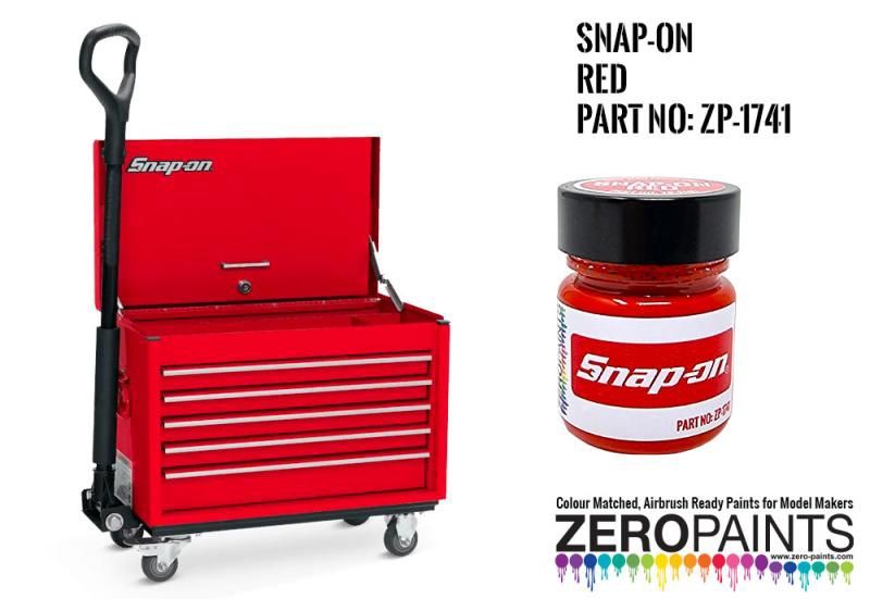 ZP1741/30 Snap-on Red Paint 30ml
