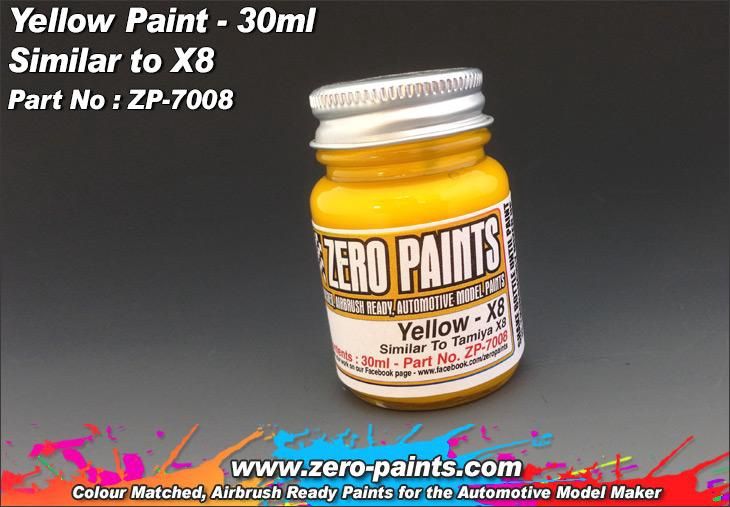 ZP7008 Yellow Paint 30ml - Similar to Tamiya X8
