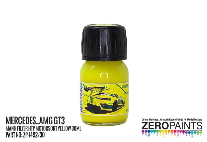 ZP1492/30 Mercedes-AMG GT3 HTP Motorsport / Mann Filter Yellow Paint 30ml