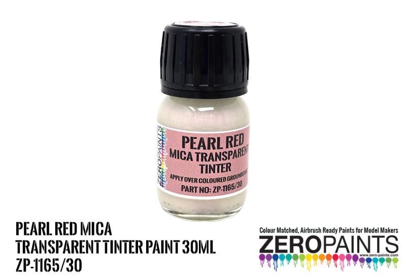 ZP1165/30 Mica Transparent Tinter Pearl Red 30ml