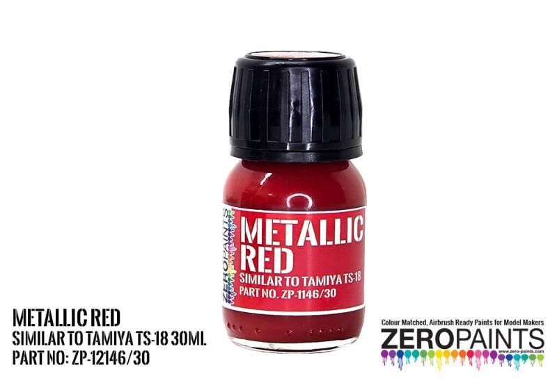 ZP 1146/30 Metallic Red Paint (Similar to TS18) - 30ml