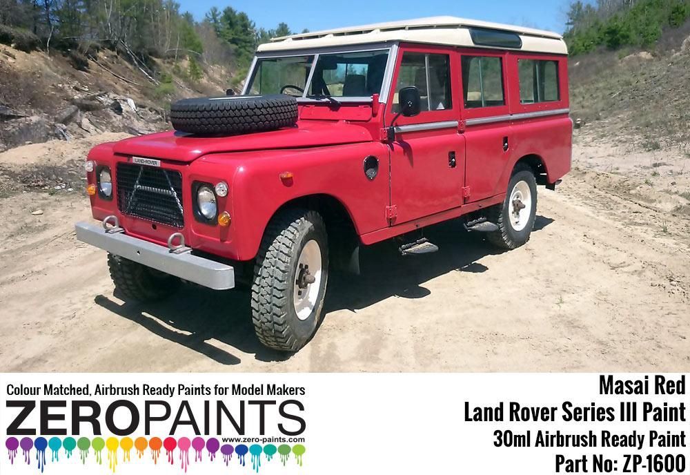 ZP1600 Land Rover Series III Paints - 30ml MASAI RED