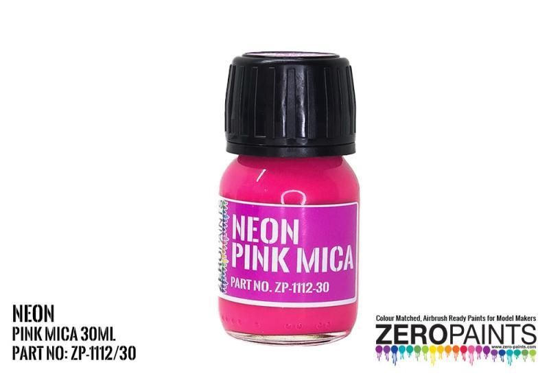 ZP1112/30 Neon Pink Paint - Mica Pearl - 30ml