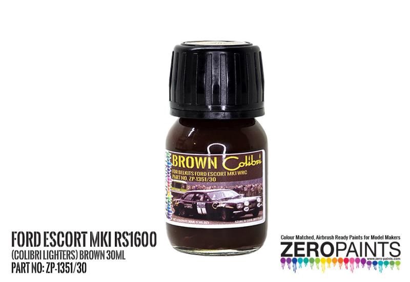 ZP1351/30 Brown Paint for Ford Escort MKI RS1600 (Colibri Lighters) 30ml