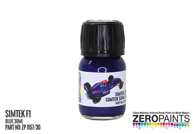 ZP1157 Simtek F1 Blue Paint 30ml