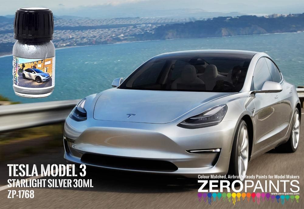 ZP1768 Tesla Paints 30ml Starlight silver