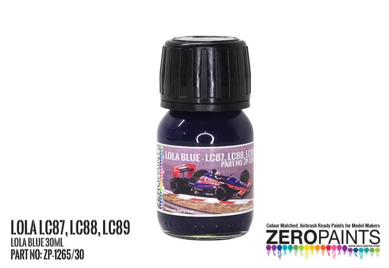 ZP1265 Lola LC87, LC88, LC89 Blue Paint 30ml