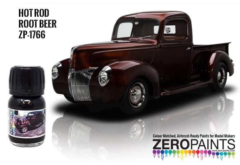 ZP1766 Hot Rod Root Beer Brown Metallic Paint 30ml