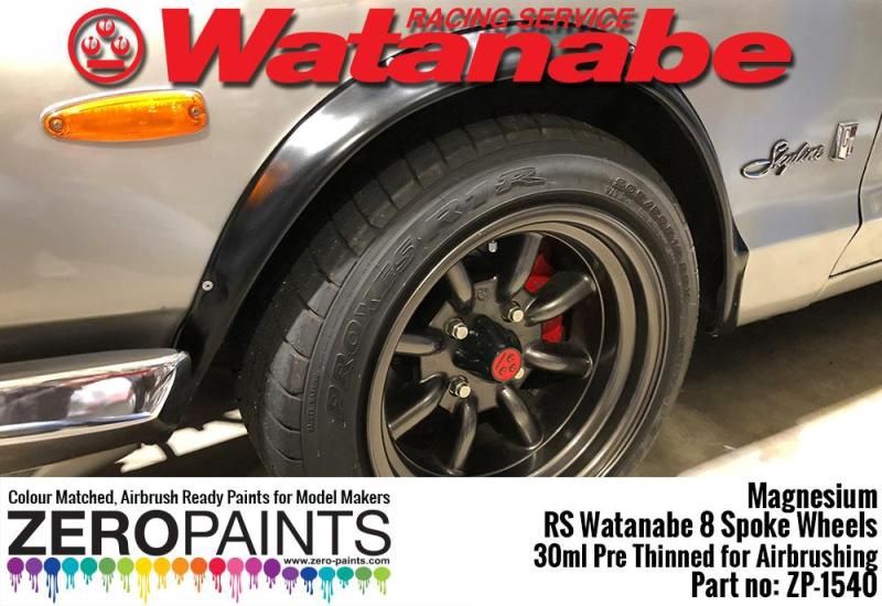 ZP1540 Magnesium Paint for RS Watanabe 8 Spoke Wheels 30ml