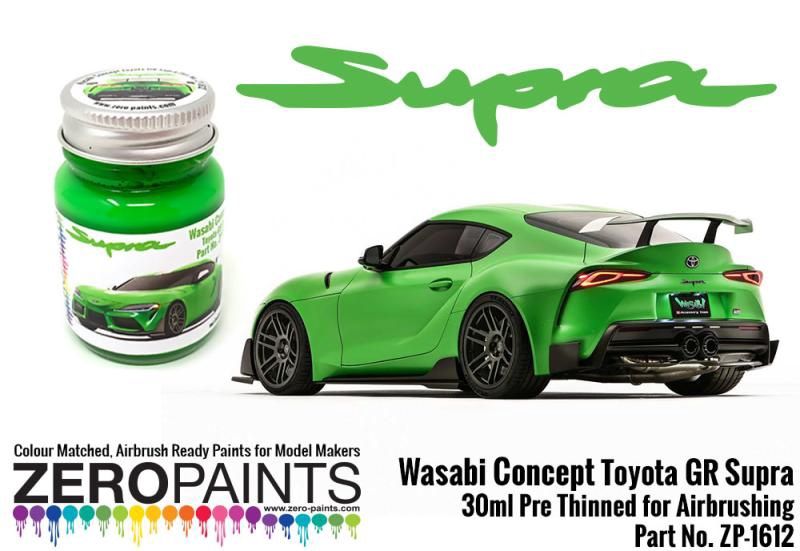 ZP1612 Toyota GR Supra Wasabi Concept Green Paint 30ml