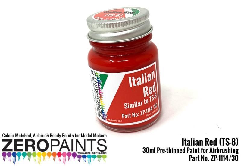 ZP1114 Italian Red Paint (Similar to TS8) 30ml