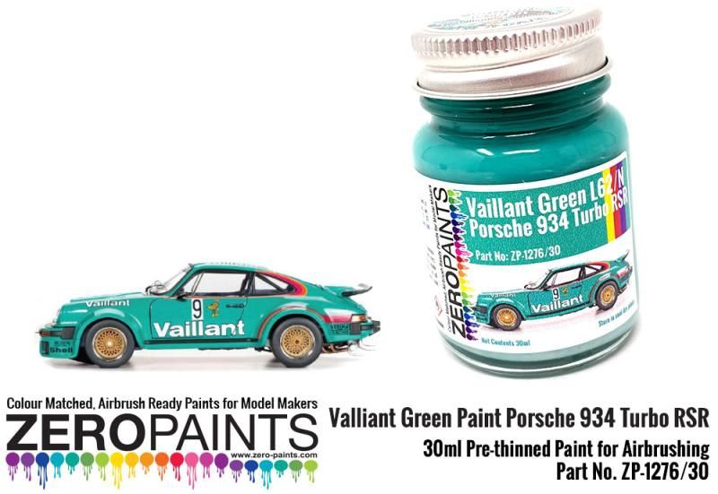 ZP1276 Valliant Green Paint Porsche 934 Turbo RSR 30ml