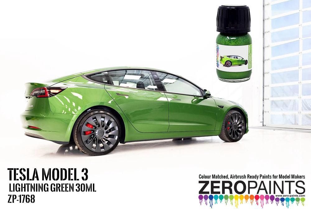 ZP1768 Tesla Paints 30ml LIGHTNING GREEN