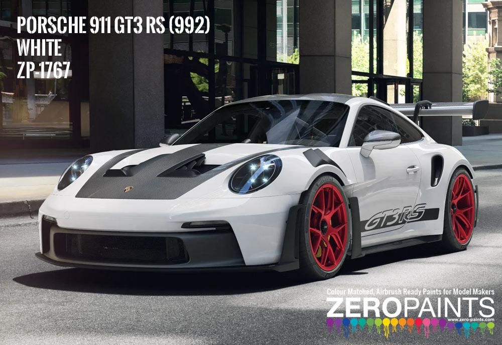 ZP1767 Porsche 911 GT3 RS (992) Paint 30ml WHITE PORSCHE