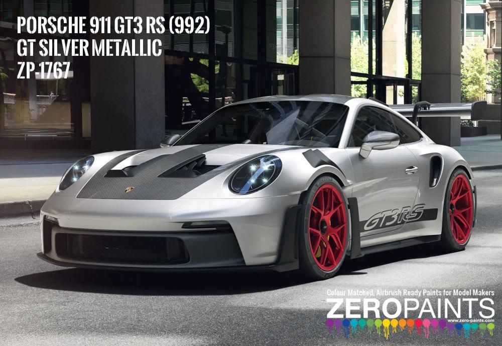 ZP1767 Porsche 911 GT3 RS (992) Paint 30ml SILVER METTALIC