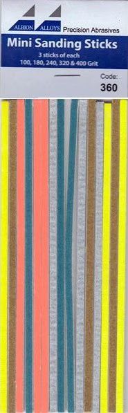 Mini sanding sticks