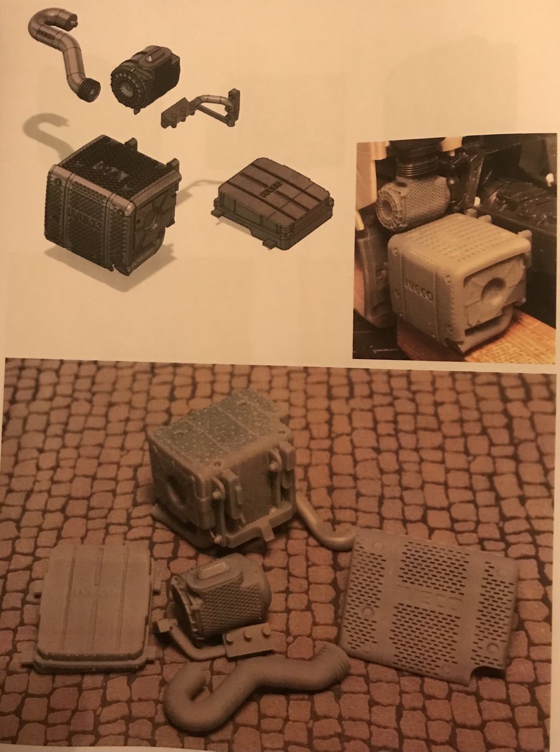 Iveco stralis Hi-way exhaust accessory kit