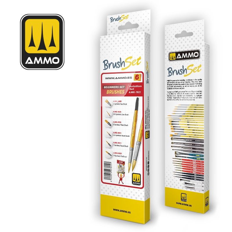 Beginners set brushes