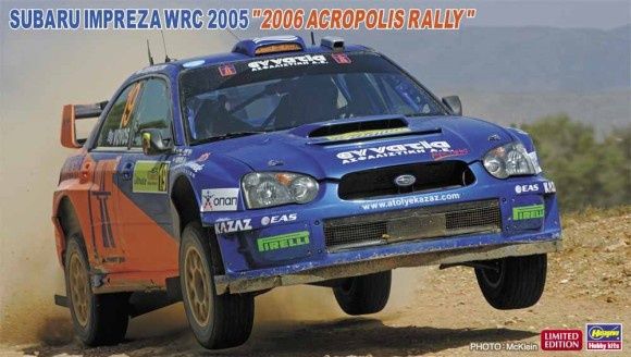 SUBARU IMPREZA WRC 2005 2006 ACROPOLIS RALLY