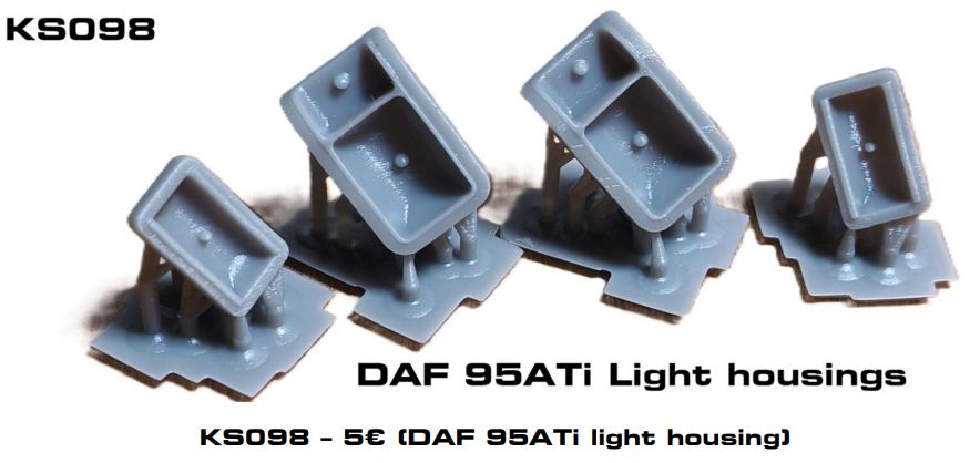 DAF 95 ati light housings