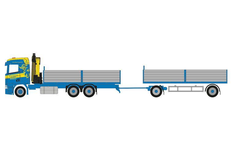 Scania CR 20 ND laadbak oplegger &amp; kraan Martin Wittwer