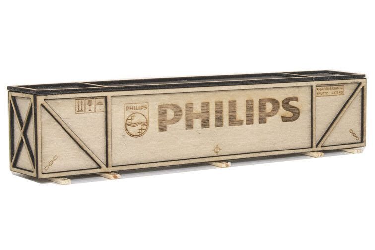 Belading transportkist Philips (NL), 120 mm