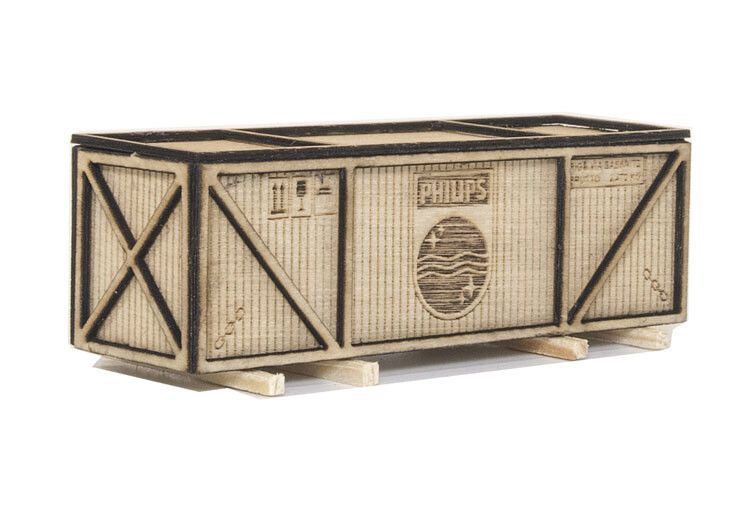 Belading transportkist Philips (NL), 70 mm