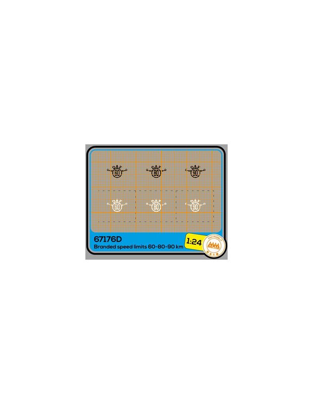 Branded speed limits DAF - M67176S