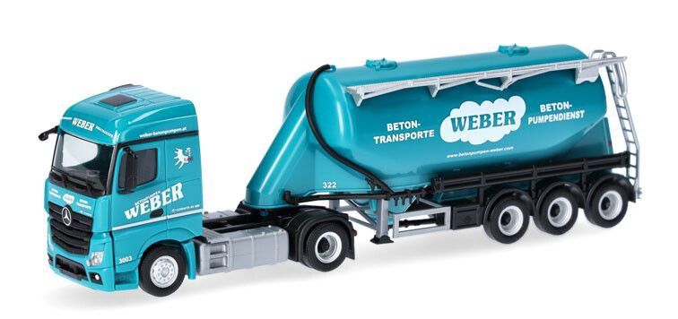 Mercedes Benz Actros '18 S. Eutersilo opl. Weber Betonpumpen