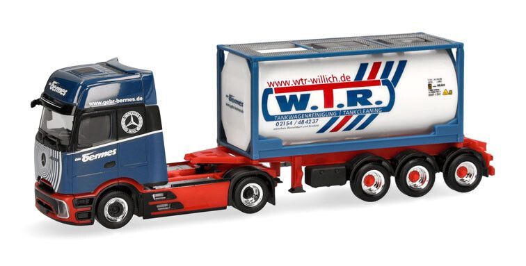 Mercedes Benz Actros L Pro. G. 20ft tankcont. opl. Bermes