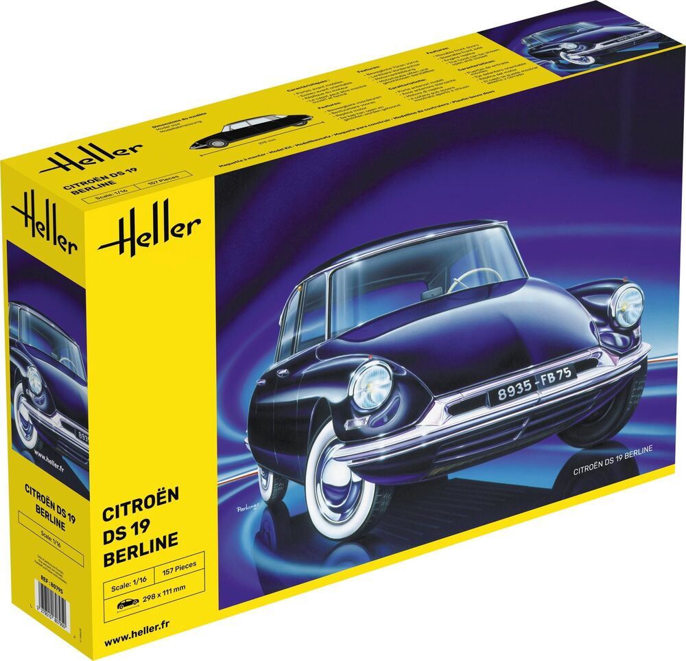 Heller: Citroen DS 19 in 1:16
