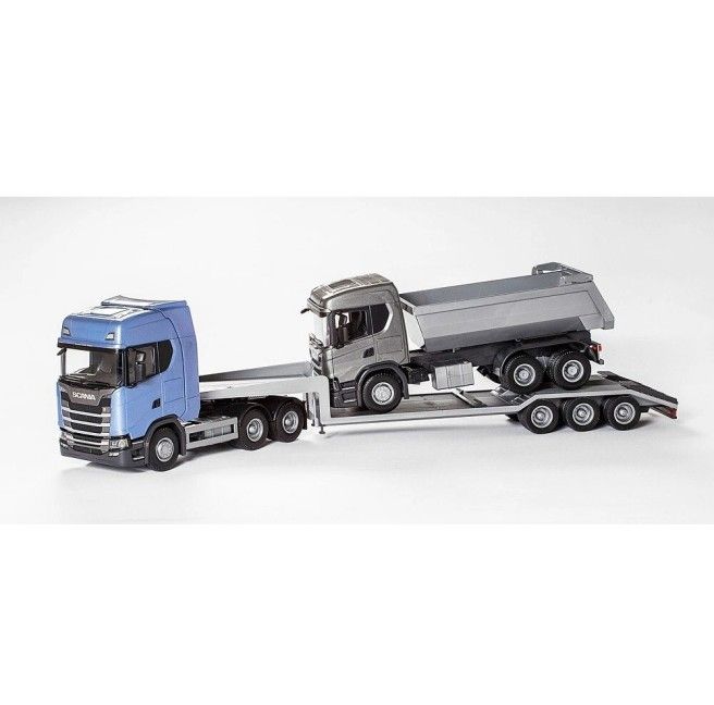 EMEK 30614 SCANIA CS LOW LOADER EN SCANIA DUMP TRUCK