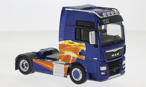IXO, MAN TGX XXL, blauw/decor, 2020, 1:43 TR235.22