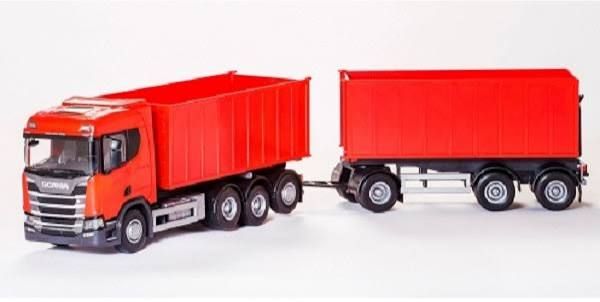 Emek 28865 Scania R500 8x4 rode vrachtwagen