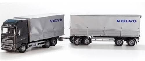Emek 40953 Volvo FH16 750 6x4 zwarte vrachtwagen