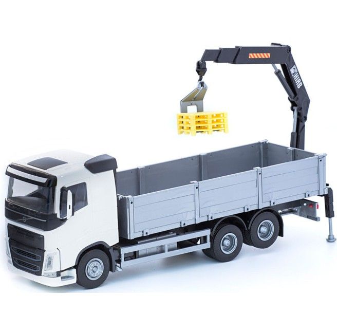 Emek 50352 Volvo FH 6x4 witte vrachtwagen met HIAB-Laadkraan