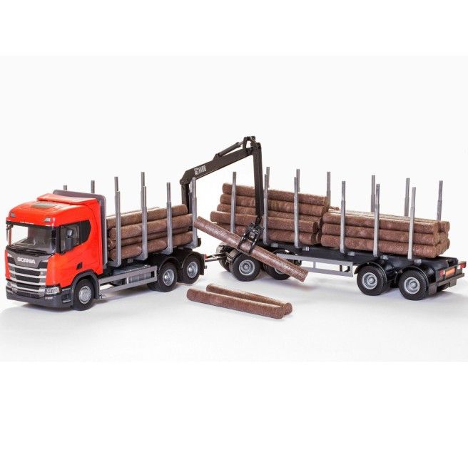 Emek 70605 Scania R450 6x4 rood met dolly