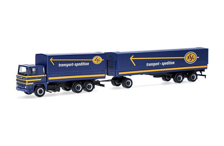 Scania 141 motorwagen aanhanger ASG