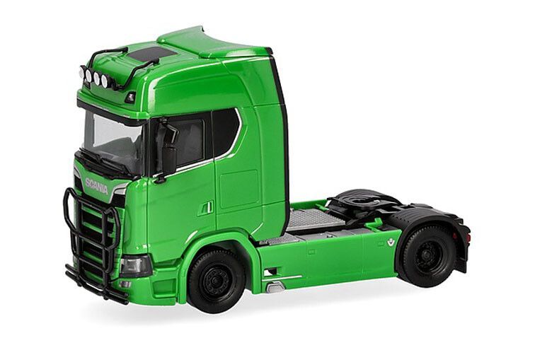 Scania CS 20 HD 4x2 + lamp. Bullbar, groen