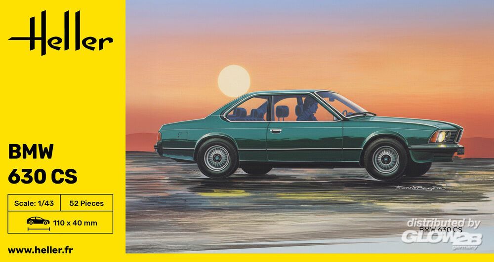 Heller: BMW 630 CS in 1:43