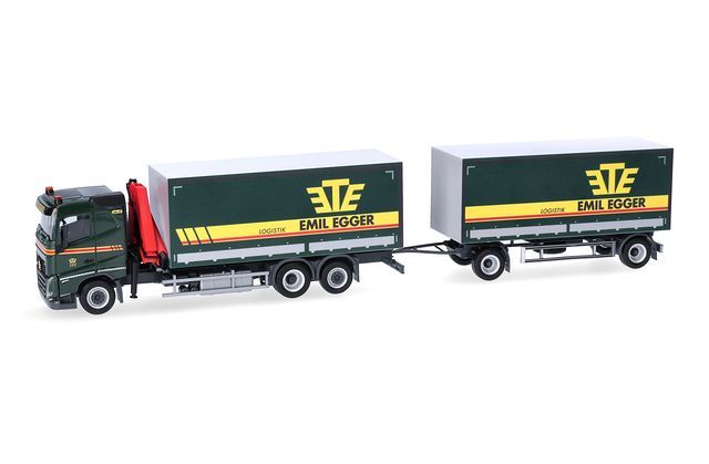 Volvo FH GL FD '20 motorwagen aanhanger + kraan Emil Egger