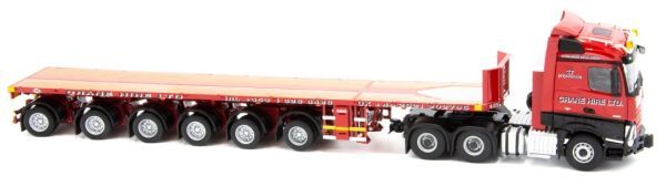 IMC MERCEDES Arocs 8x4 avec plateau 6 Essieux CRANE HIRE