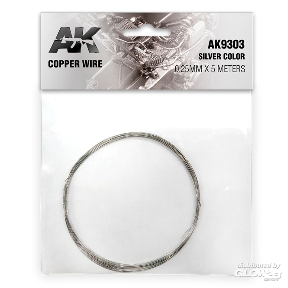 Copper Wire 0.25mm x 5 meters SILVER