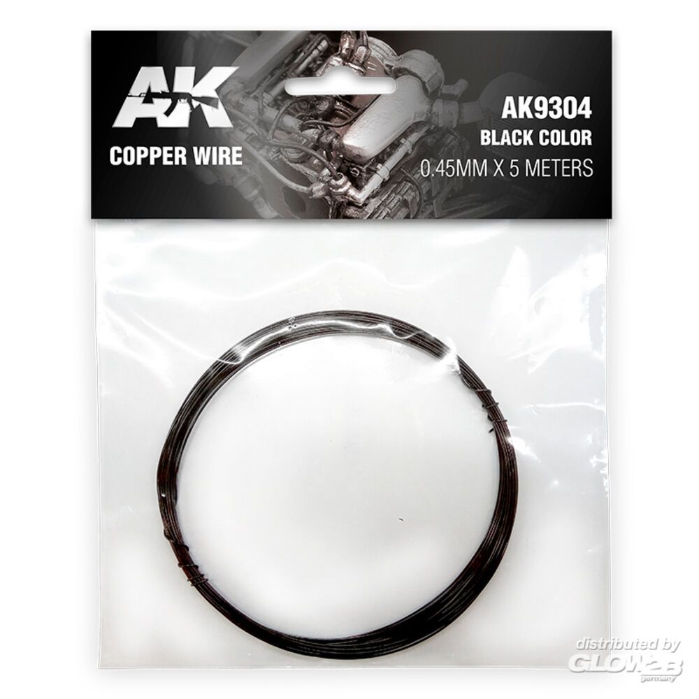 Copper Wire 0.45mm x 5 meters BLACK