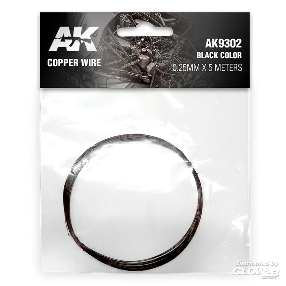 Copper Wire 0.25mm x 5 meters BLACK