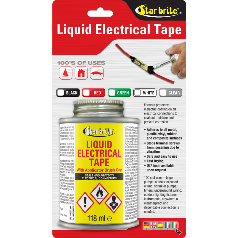 Liquid Electrical Tape Black 118mls