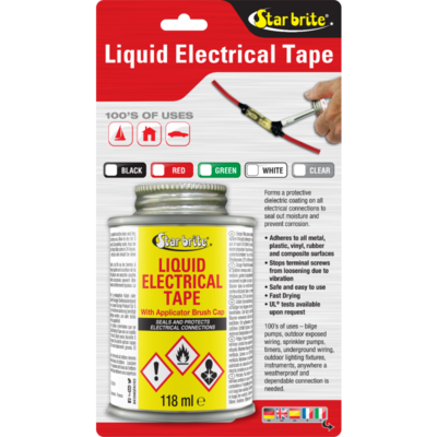 Liquid Electrical Tape Black 118mls