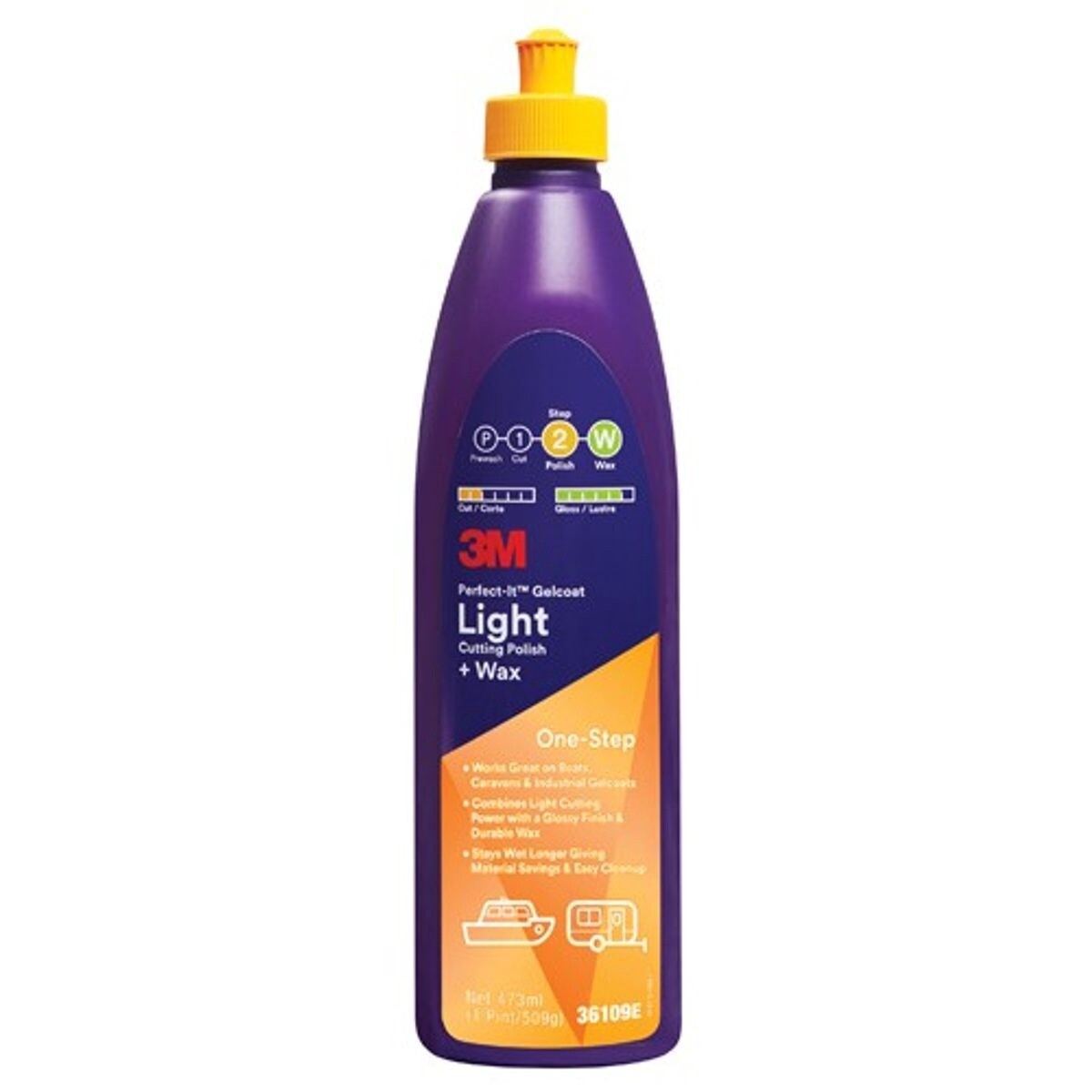 3M Perfect-It Lt Cutting Compound + Wax, Size: 473ml